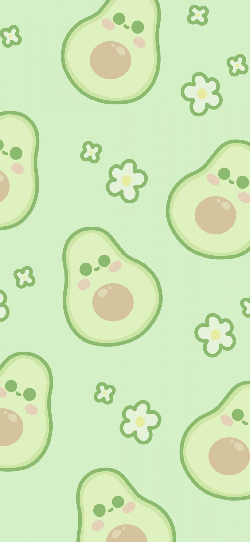 Cute Avocado Green Wallpapers - Aesthetic Kawaii Wallpapers k