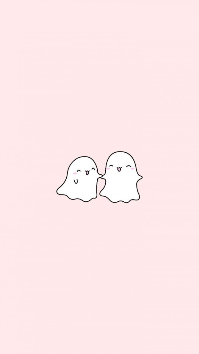 Cute ghost wallpaper  Cute doodle art, Mini canvas art, Cute doodles