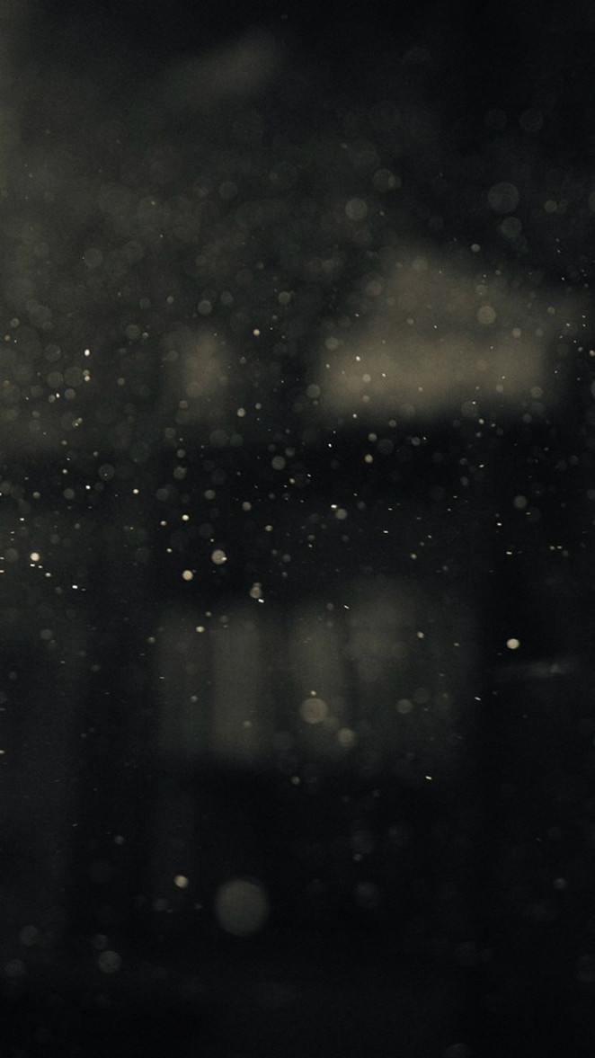 Dark Bubble Bokeh Rain Drops Flare Outside iPhone  Wallpaper