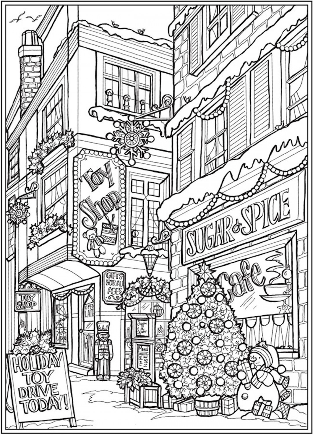 Free Christmas Coloring Pages - Mom Life Made Easy