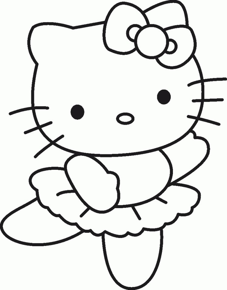 Free Printable Hello Kitty Coloring Pages For Kids  Hello kitty