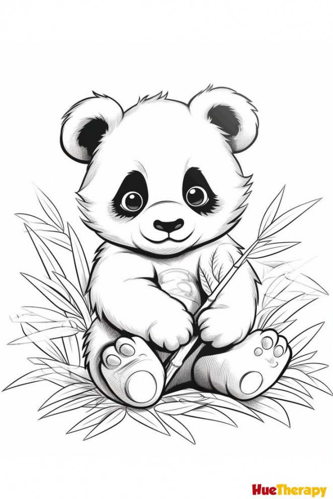 Free Printable Panda Coloring Pages for Kids in   Panda