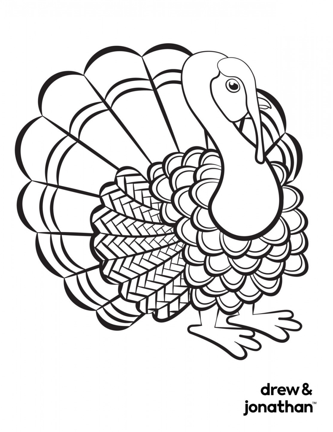 Free Printable Thanksgiving Coloring Pages for Kids