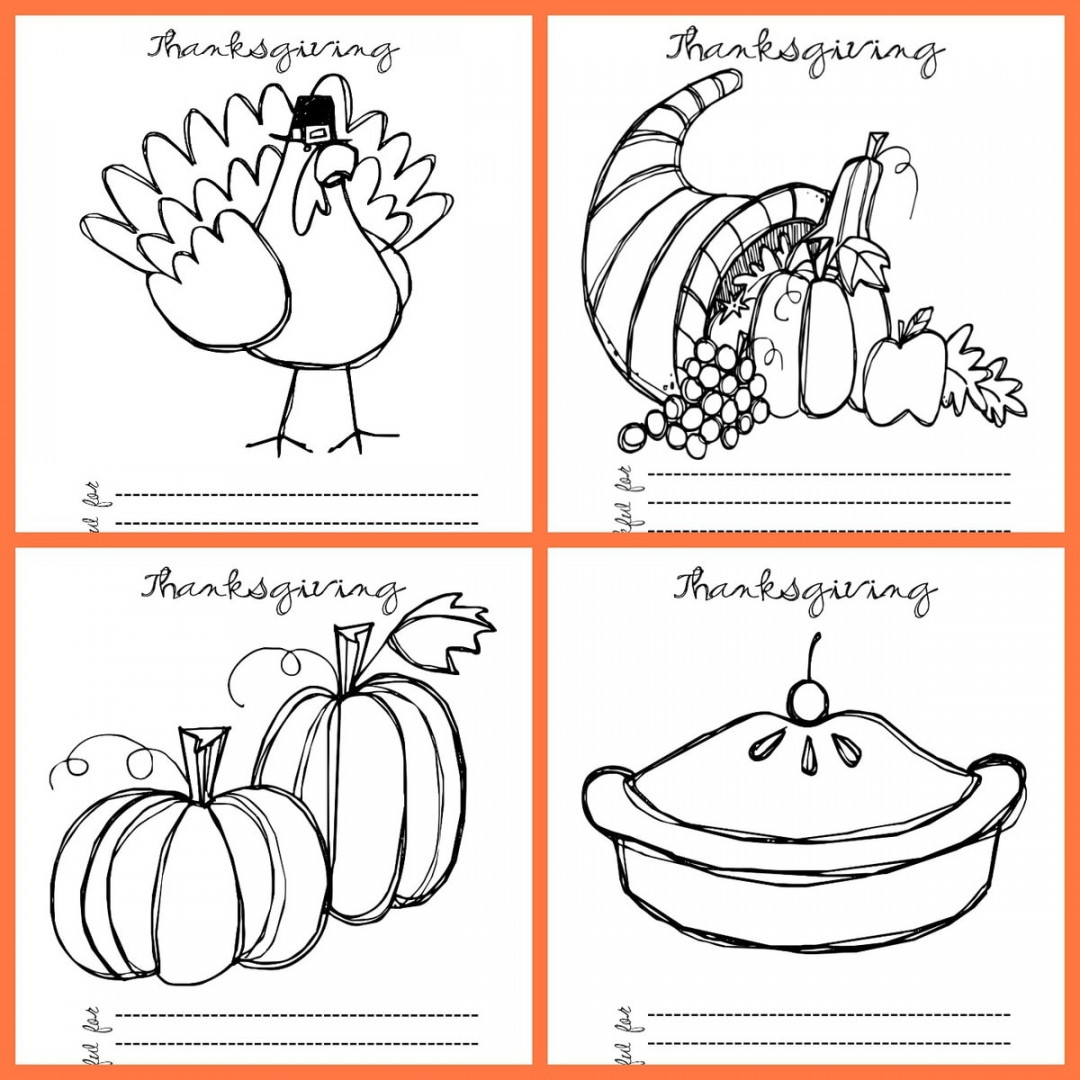 FREE Thanksgiving Coloring Pages  Lil