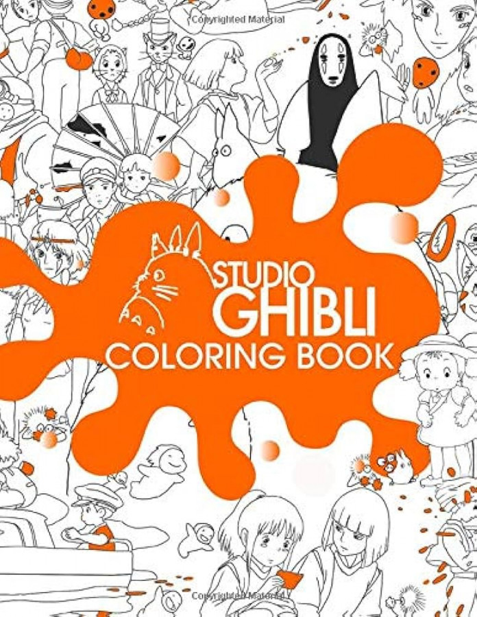 Ghibli Studio Coloring Book: Color all your Ghibli Studio favorite