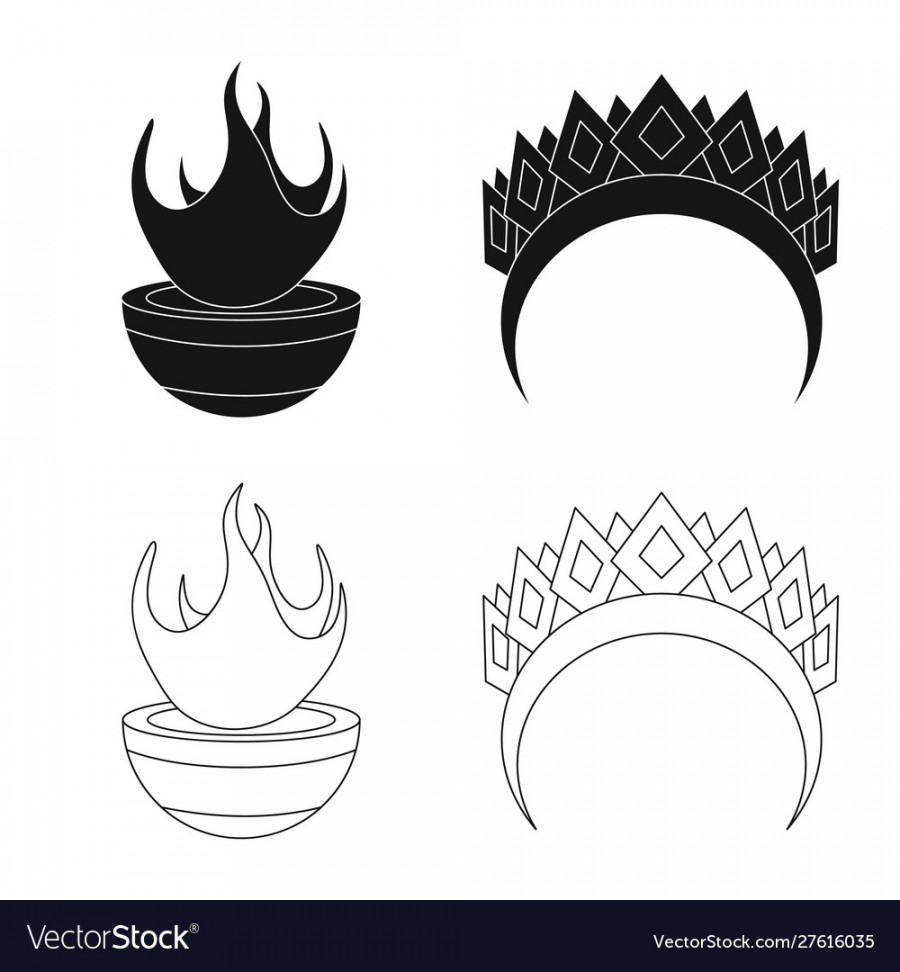 Greek Goddess Crown Mythology Vector Images ()