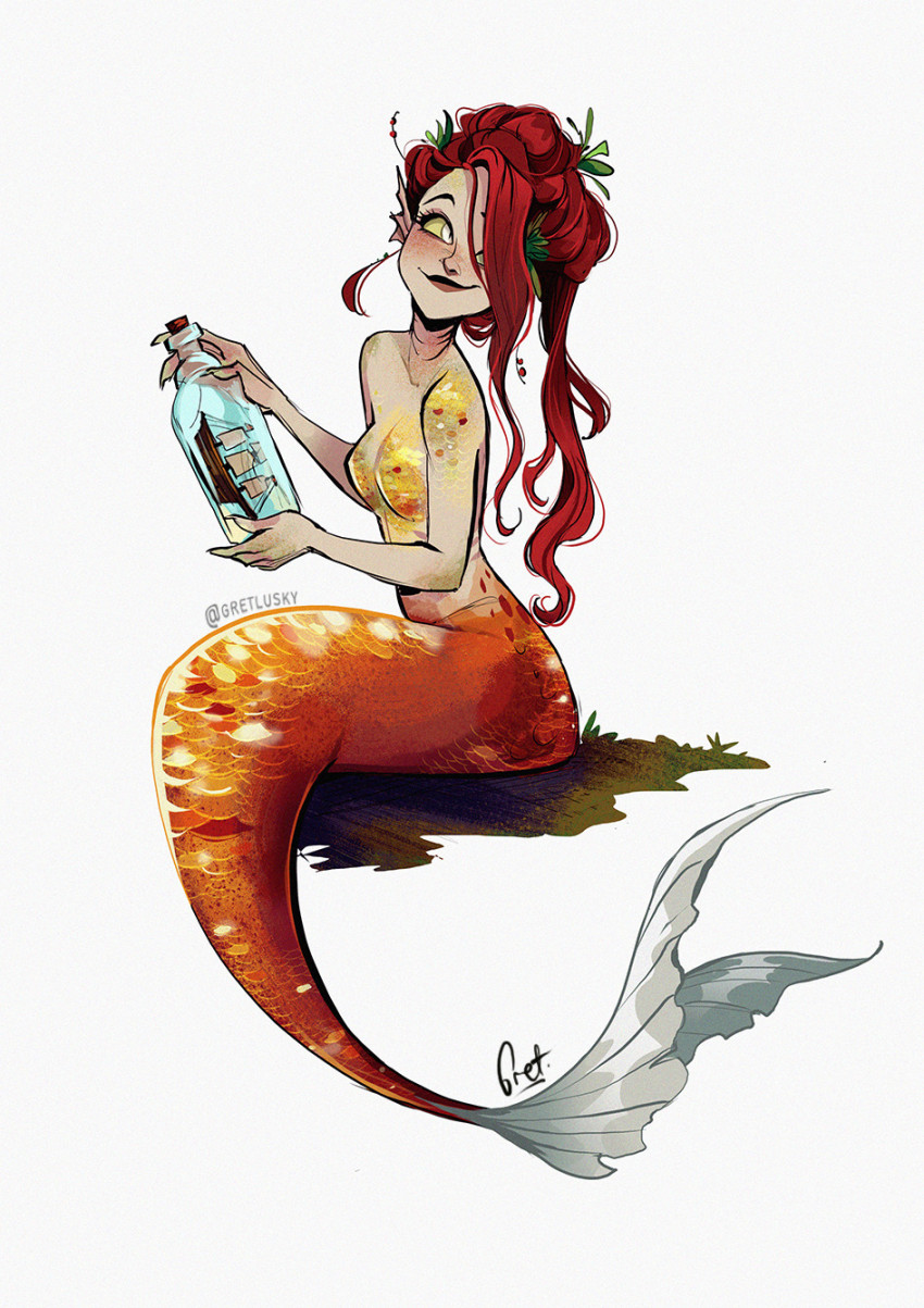 Gretel Lusky — new fresh mermaid for my portfolio! instagram