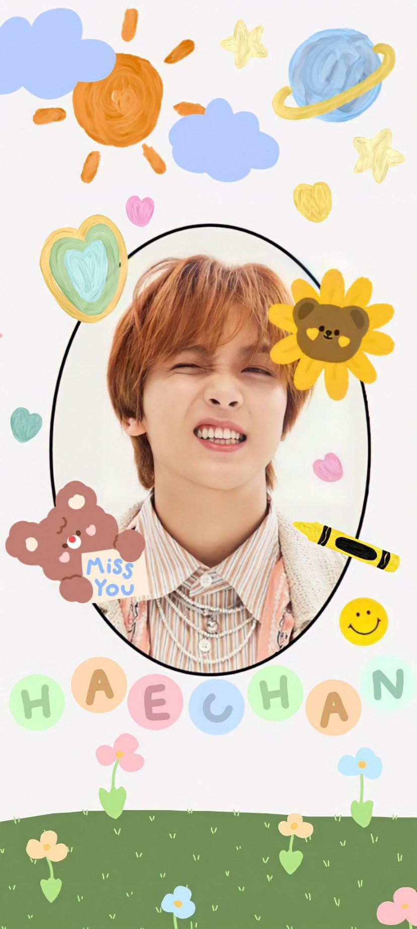 haechan lockscreen  Nct, Hubungan manis, Wallpaper kartun