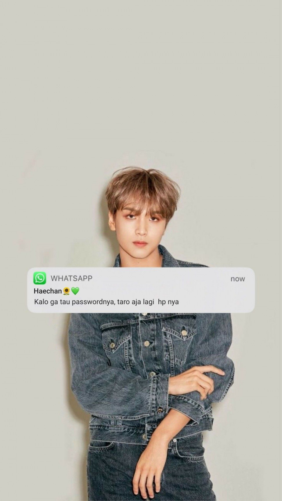 Haechan lockscreen  Selebritas, Materi pacar, Wajah lucu