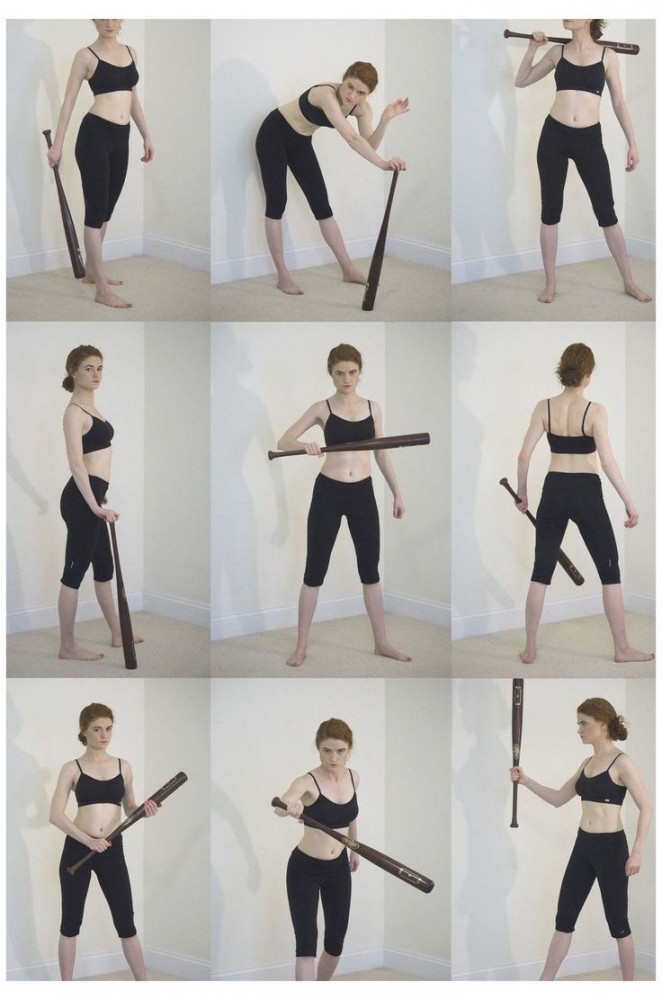 Holding Bat Reference List for Art  Female pose reference, Female