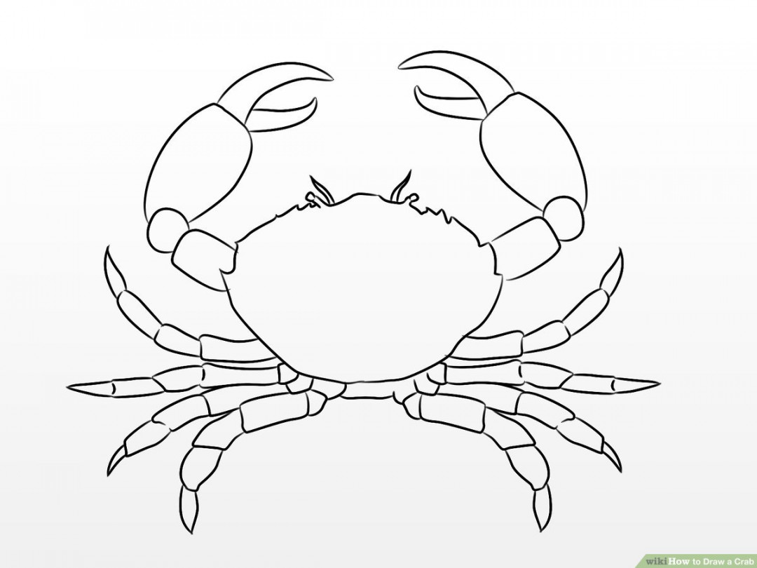 How to Draw a Crab:  Steps (with Pictures) - wikiHow