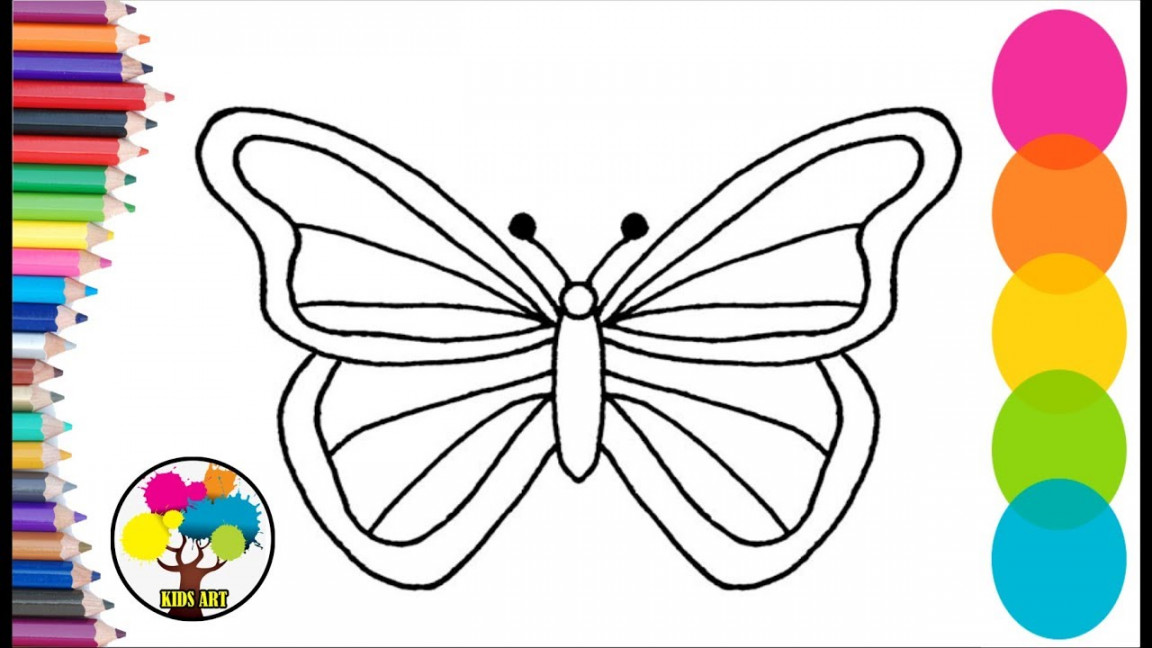 How to Draw Betterfly and Colours I Betterfly drawing and learning  colouring I Kids Art #Kidsart