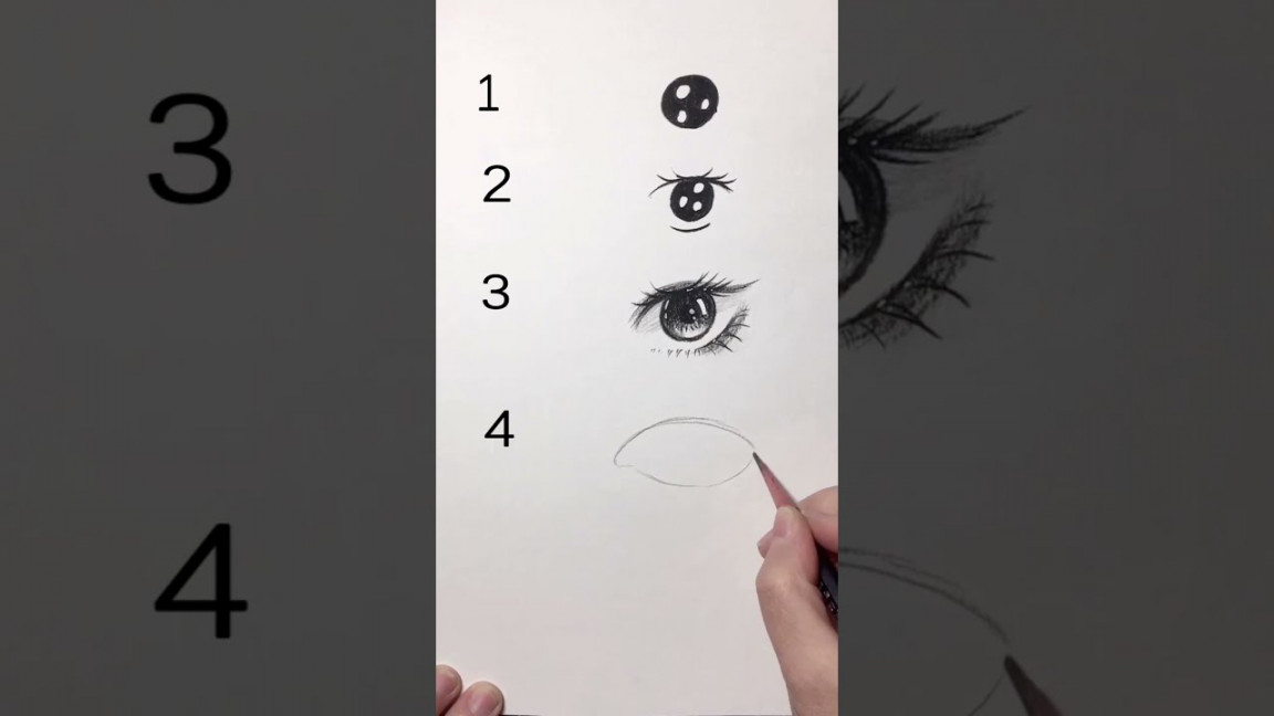 How to draw eye，，，，， What level are you？❤️Satisfying