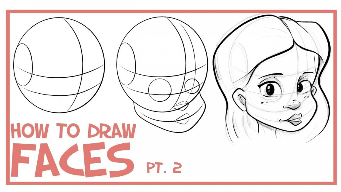 How To Draw Faces- / View: CARTOONING  #