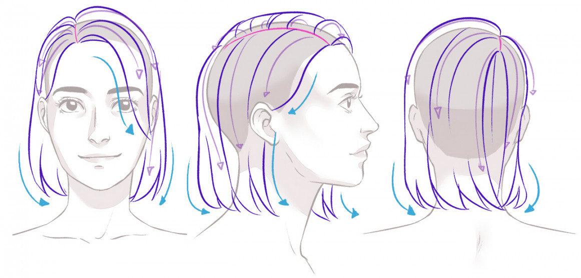 How to Draw Hair  Art Rocket