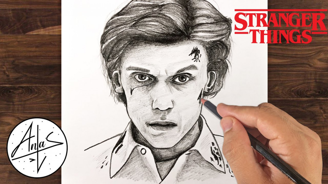 How to draw Henry Creel   Stranger Things Drawing Tutorial Easy