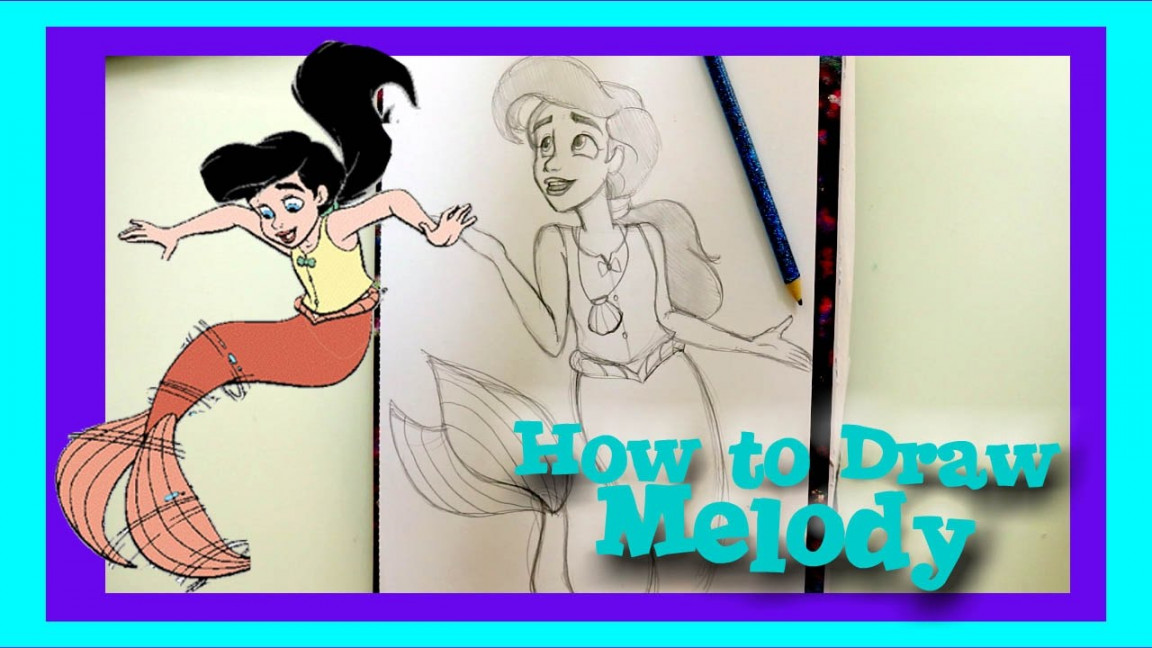 How to Draw MELODY from Disney