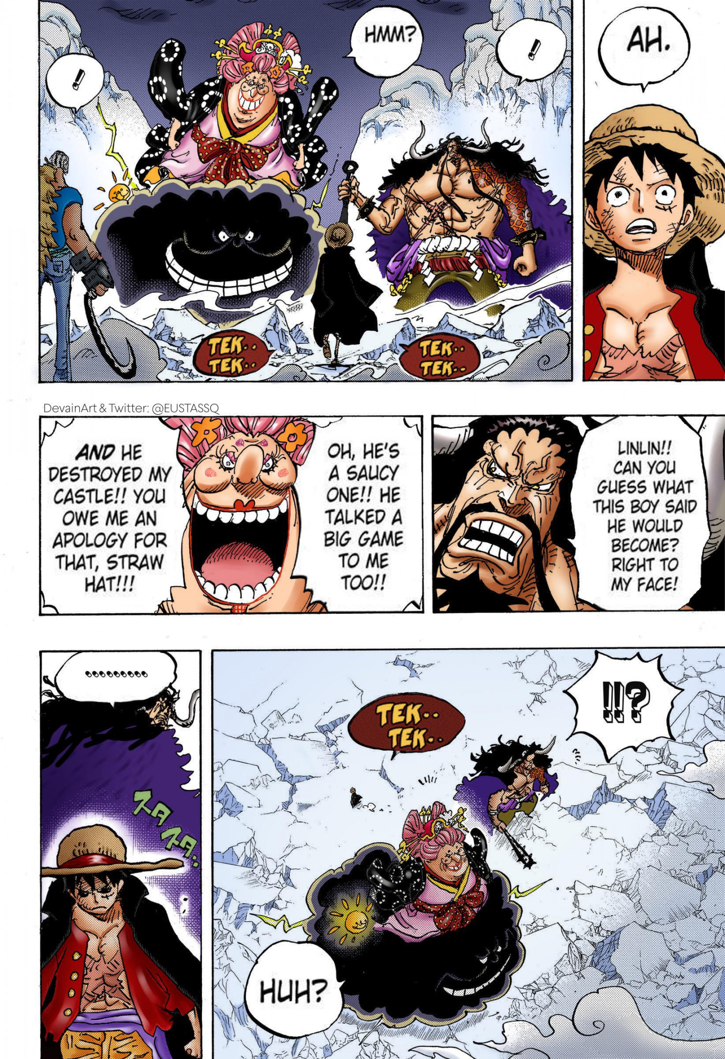 I colored a page from Chapter  : r/OnePiece