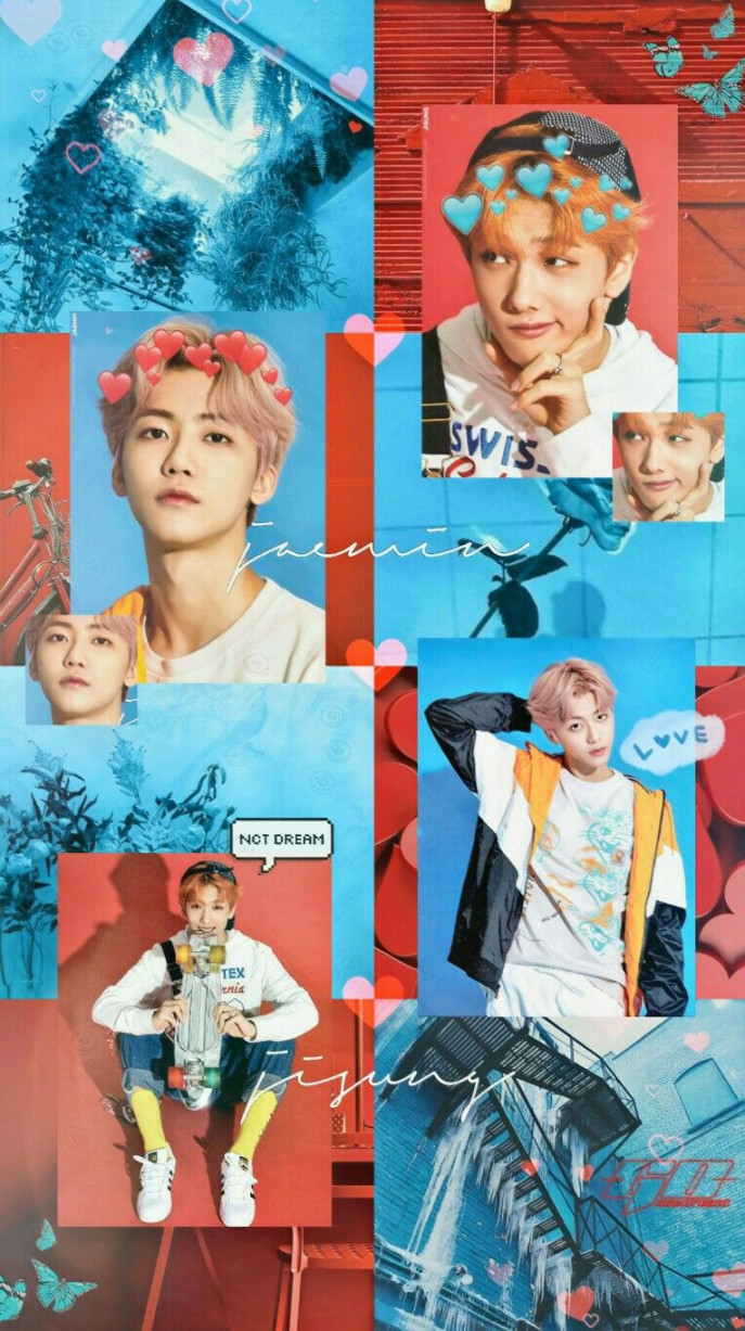 Jaemin and Jisung Lockscreen 🤓💚 #jaemin #jisung #nct #nctdream