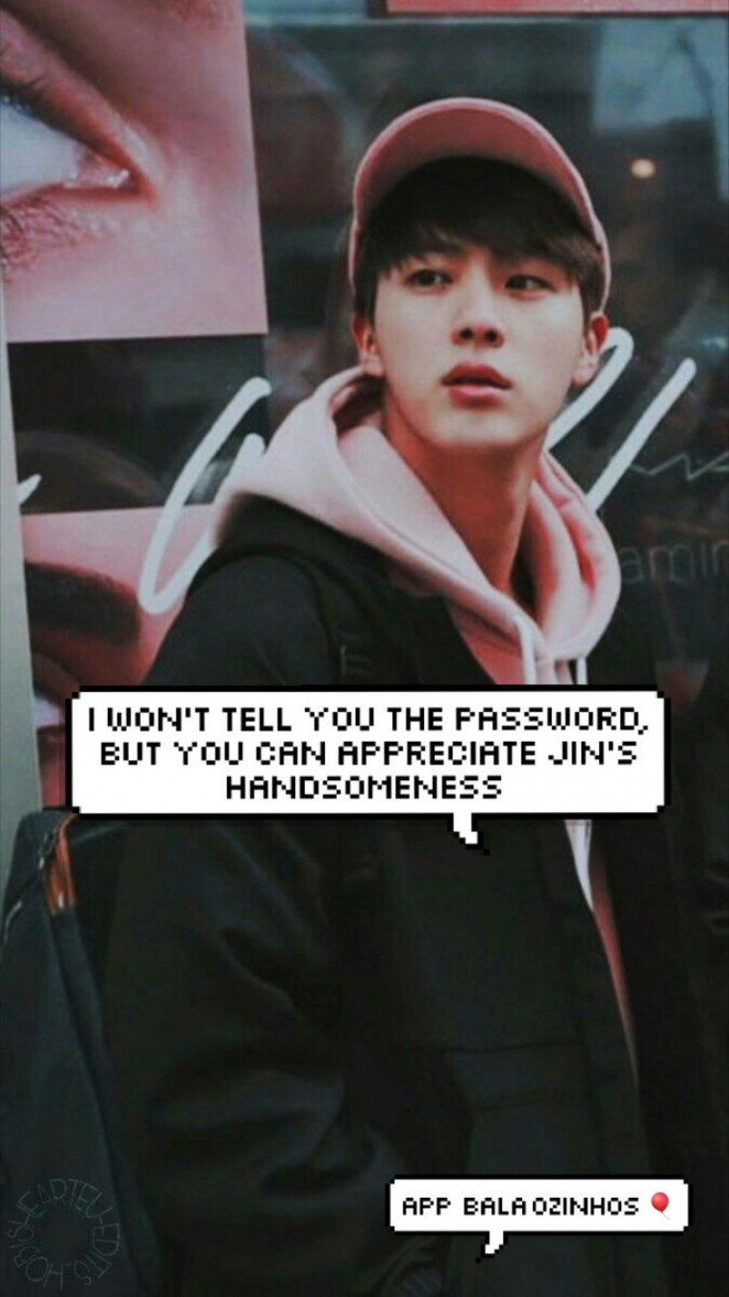 Jin Lookscreen by meee lol  Don