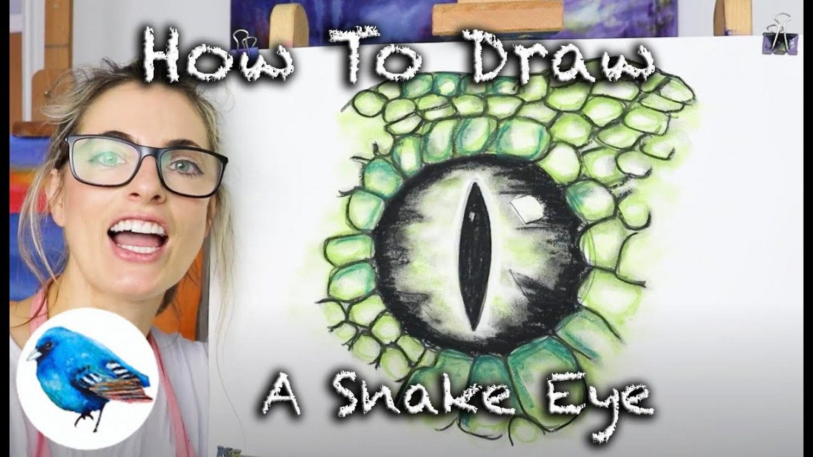 Learn how to draw A SNAKE EYE: STEP BY STEP GUIDE (Age  +)