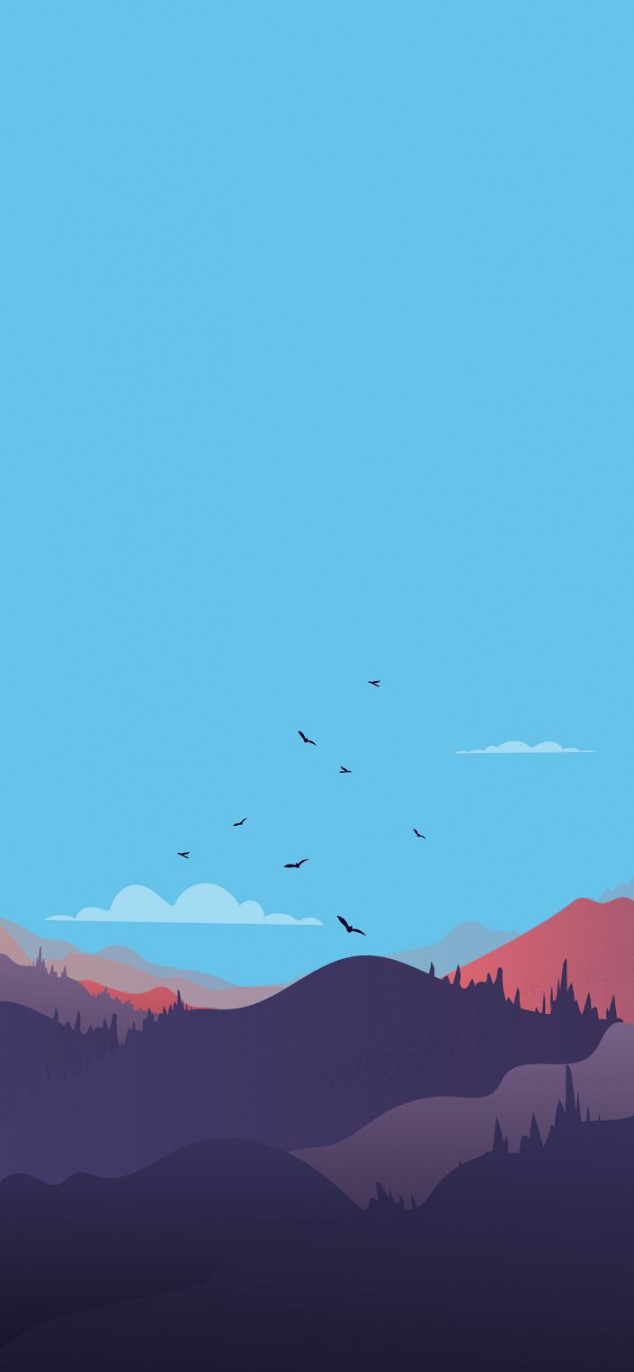 Lock screen wallpaper - Minimalist landscape  HeroScreen