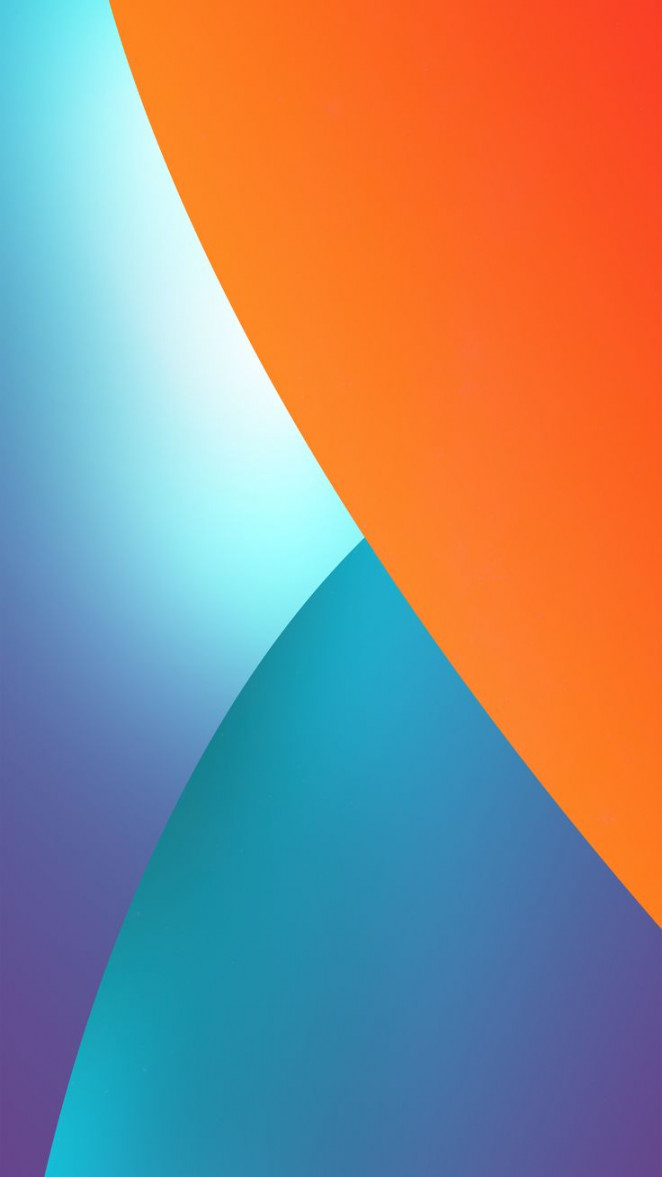 macOS Monterey Beta  – Muted Orange and blue swoosh by HKToN