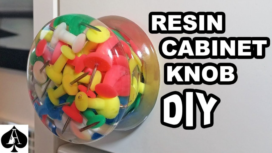 Making a Custom Cabinet Knob or Drawer Pull from Epoxy Resin DIY