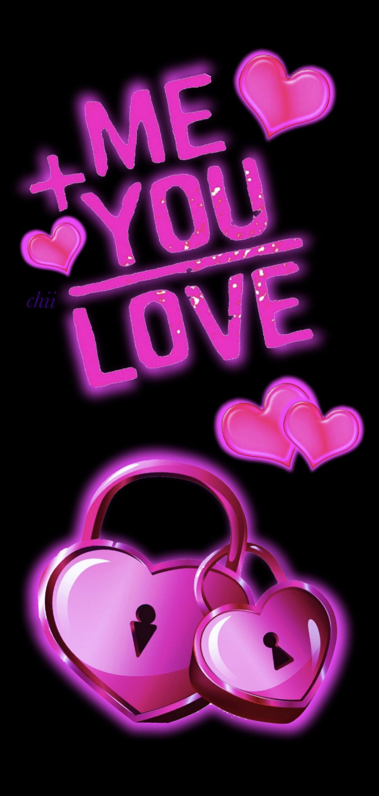 me+you=love  Backgrounds girly, Lock screen backgrounds, I love