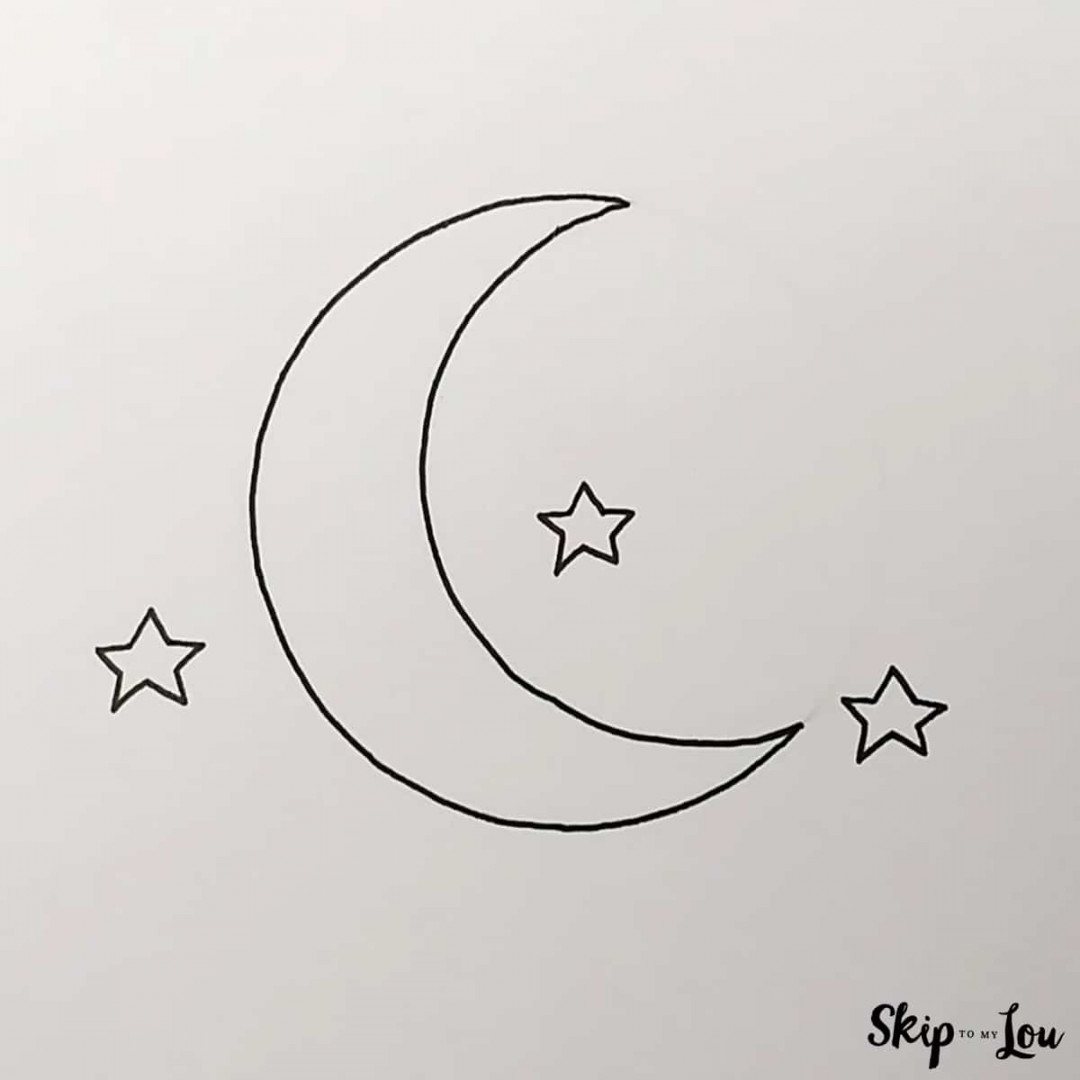 Moon Drawing  Skip To My Lou