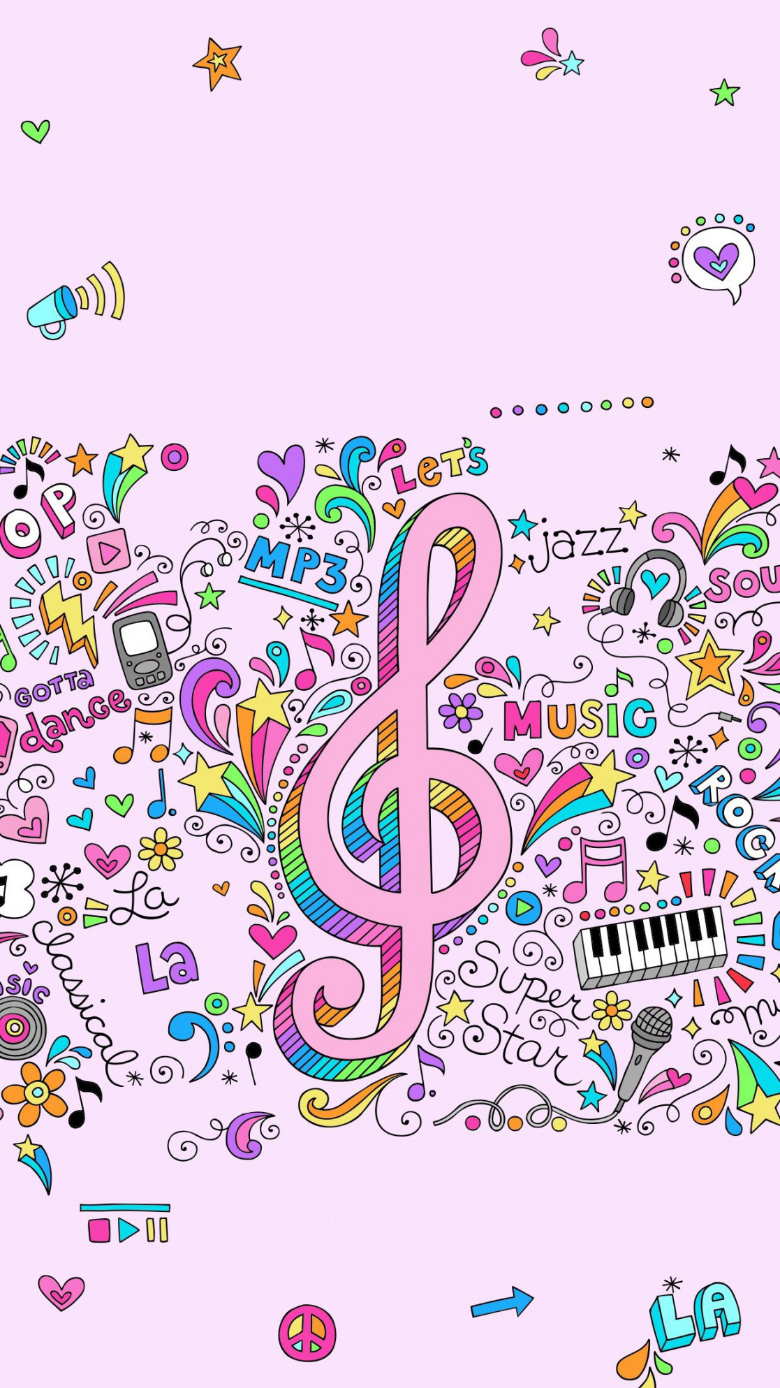 Music lock screen  Pink music wallpaper, Pink music, Iphone