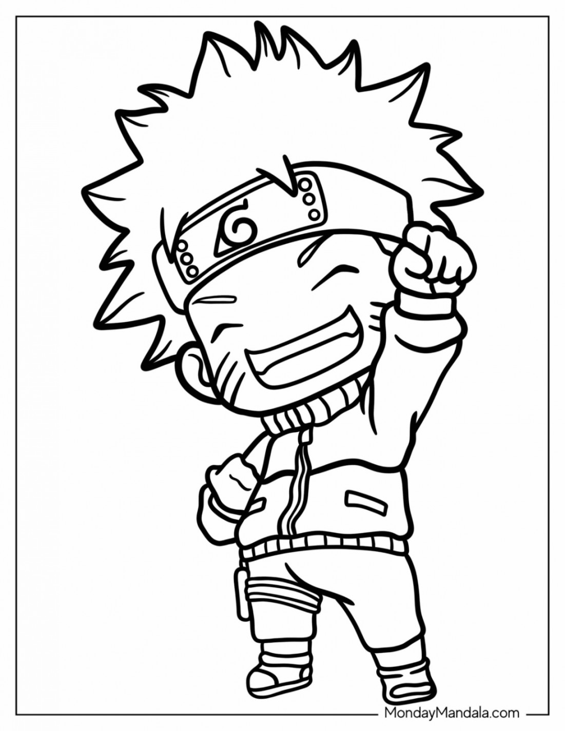 Naruto Coloring Pages (Free PDF Printables)