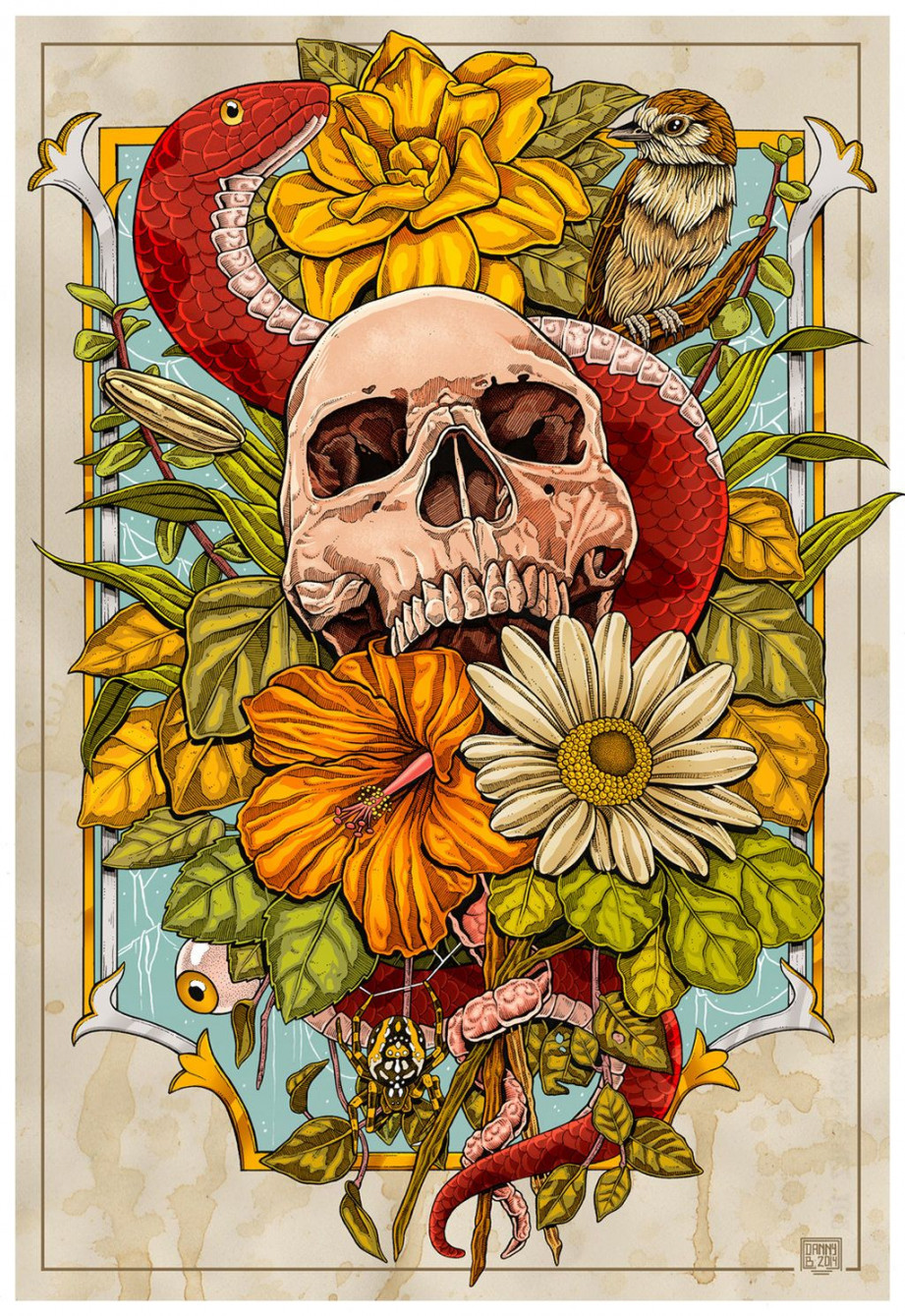 Nature by DannyFilth on deviantART  Skull art, Skeleton art