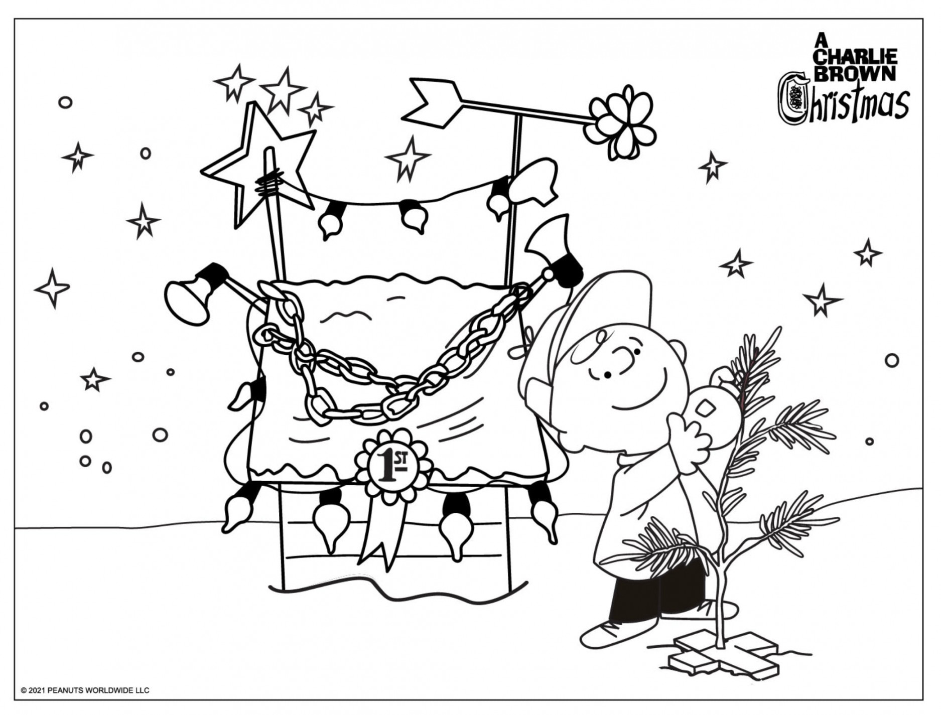 Peanuts Charlie Brown Holiday Coloring Pages Peanuts Christmas