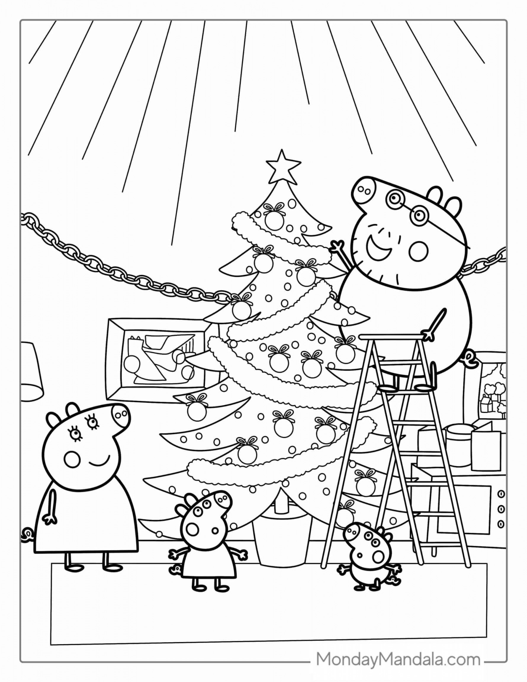 Peppa Pig Coloring Pages (Free PDF Printables)  Peppa pig