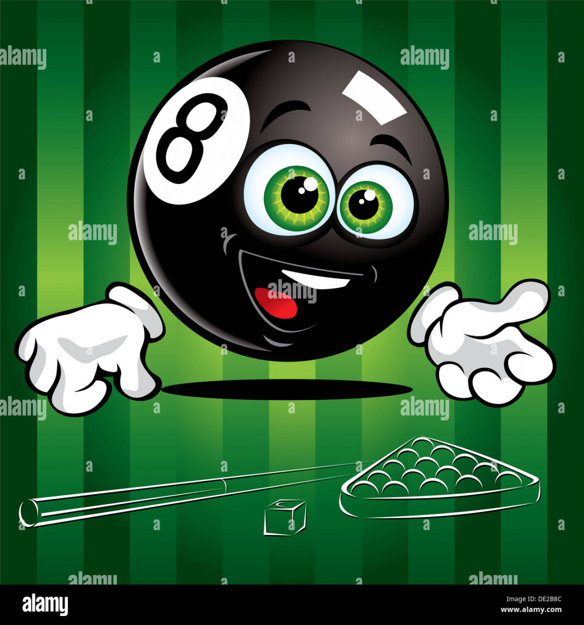 Pool ball drawing hi-res stock photography and images - Alamy