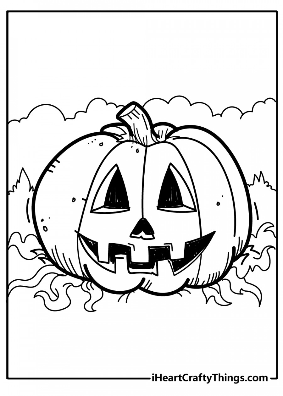 Printable Pumpkin Coloring Pages (% Free Printables)