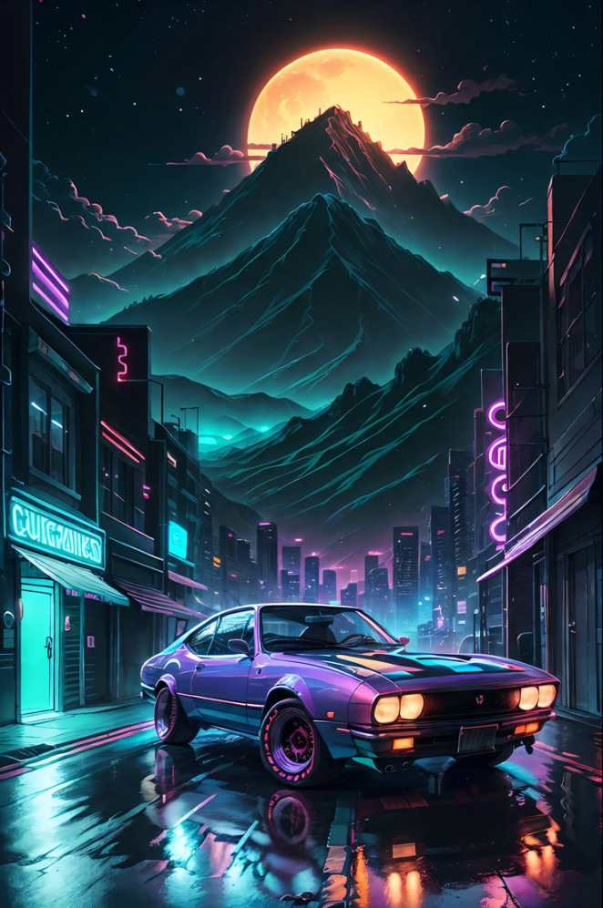 Retro Neon Wallpaper, K Wallpaper UltraHD iPhone, K Wallpaper