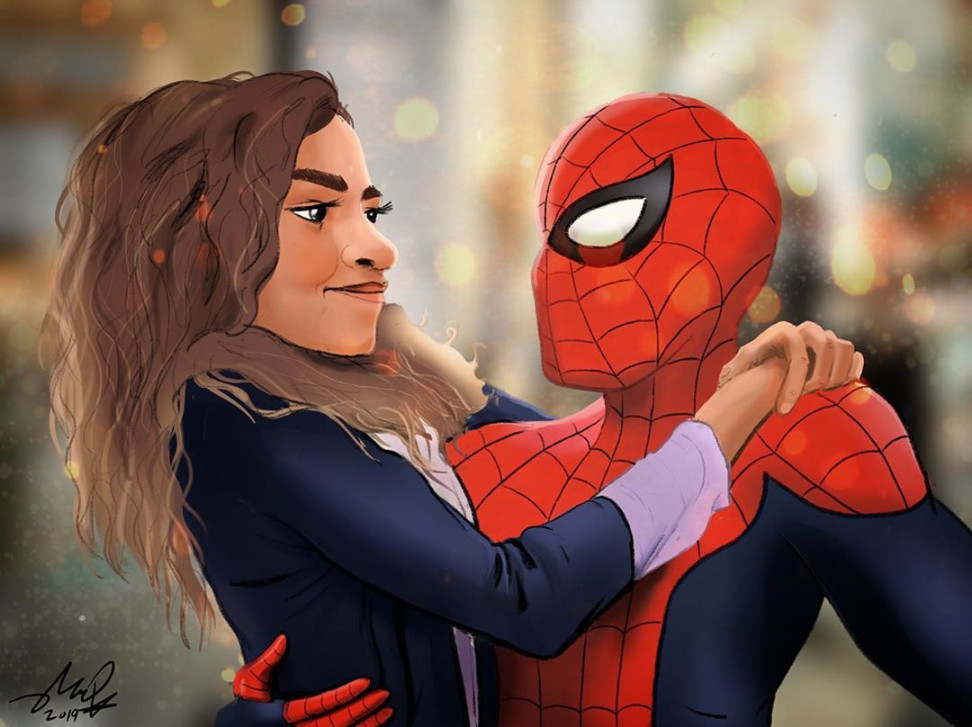 Spider-man: Far From Home, Zendaya(MJ) Fan Art by Marq Romero