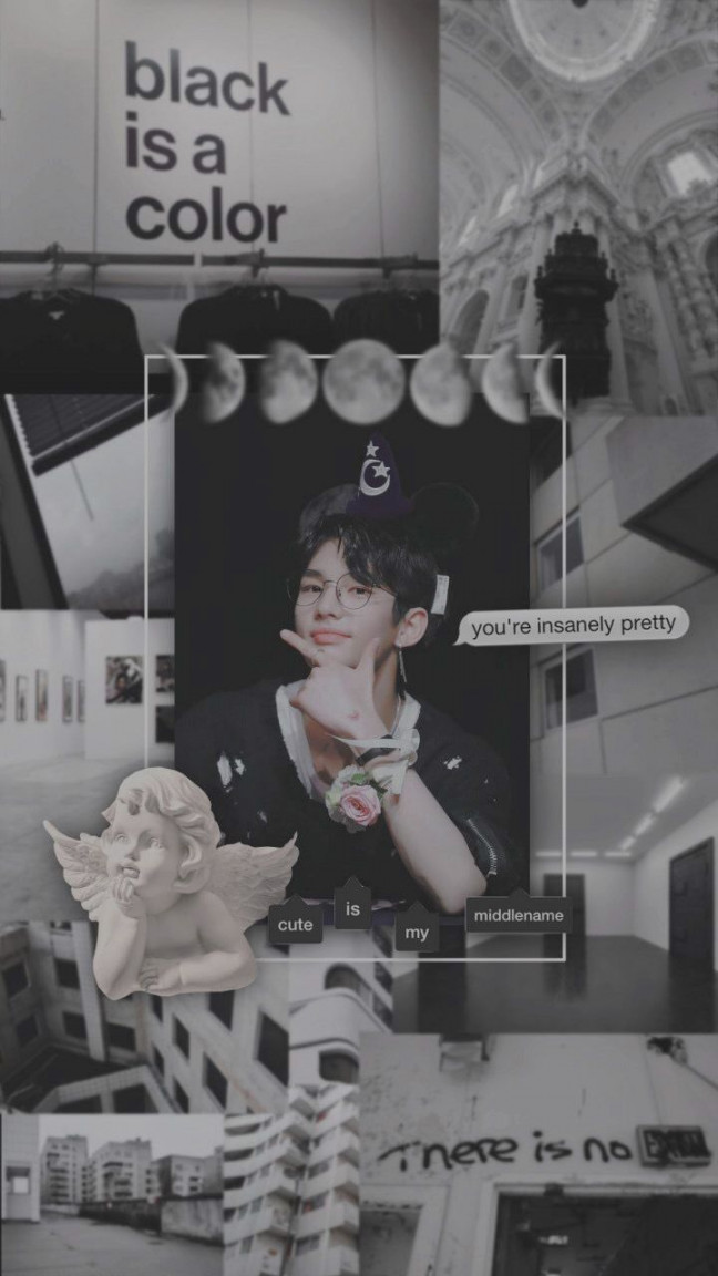 Stray Kids Hwang Hyunjin lockscreen made by skzaesth