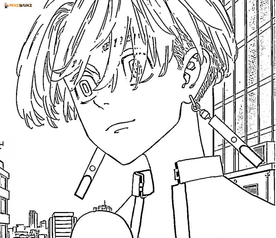 Tokyo Revengers Coloring Pages Printable for Free Download