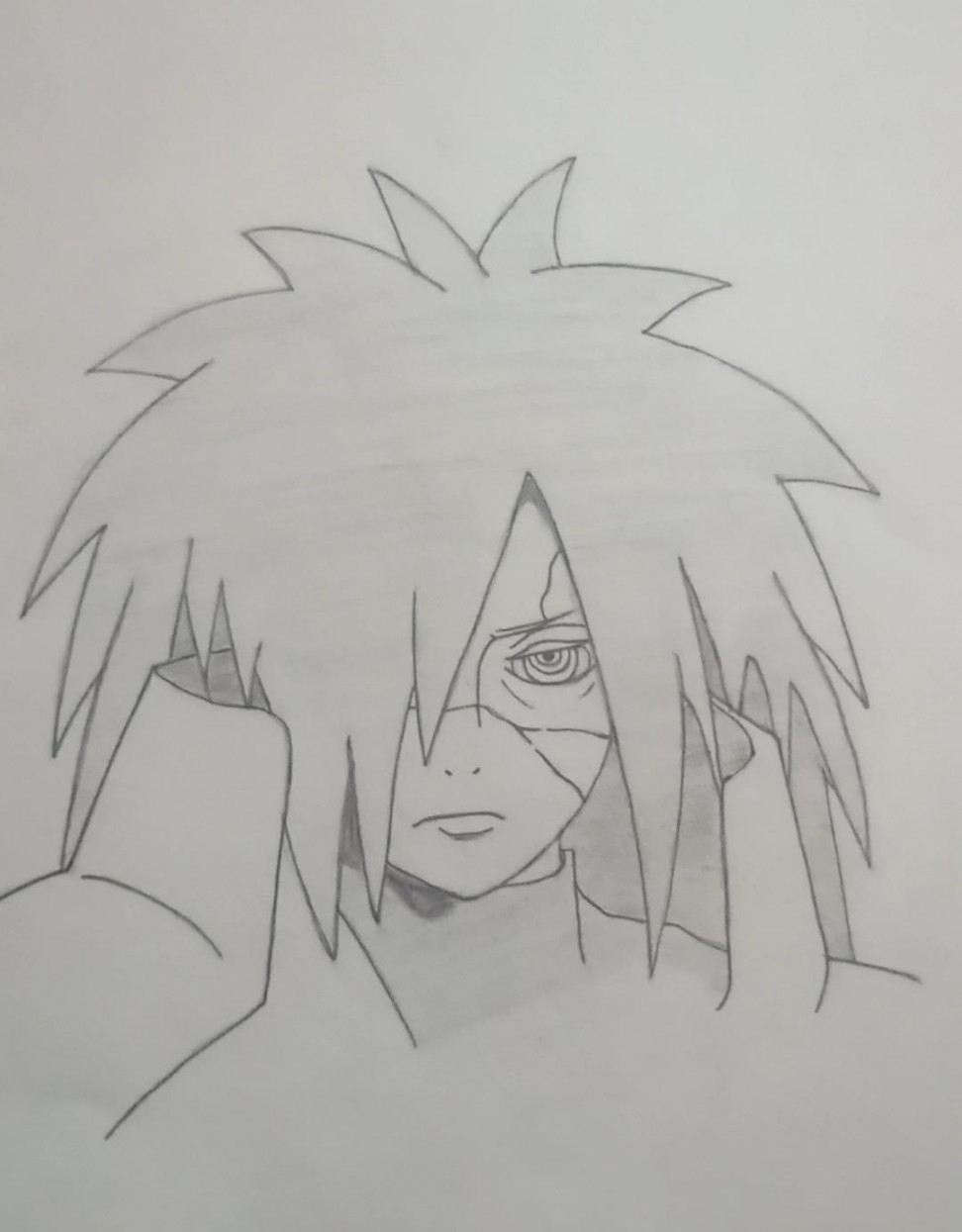 Tried Drawing The ghost of uchiha 