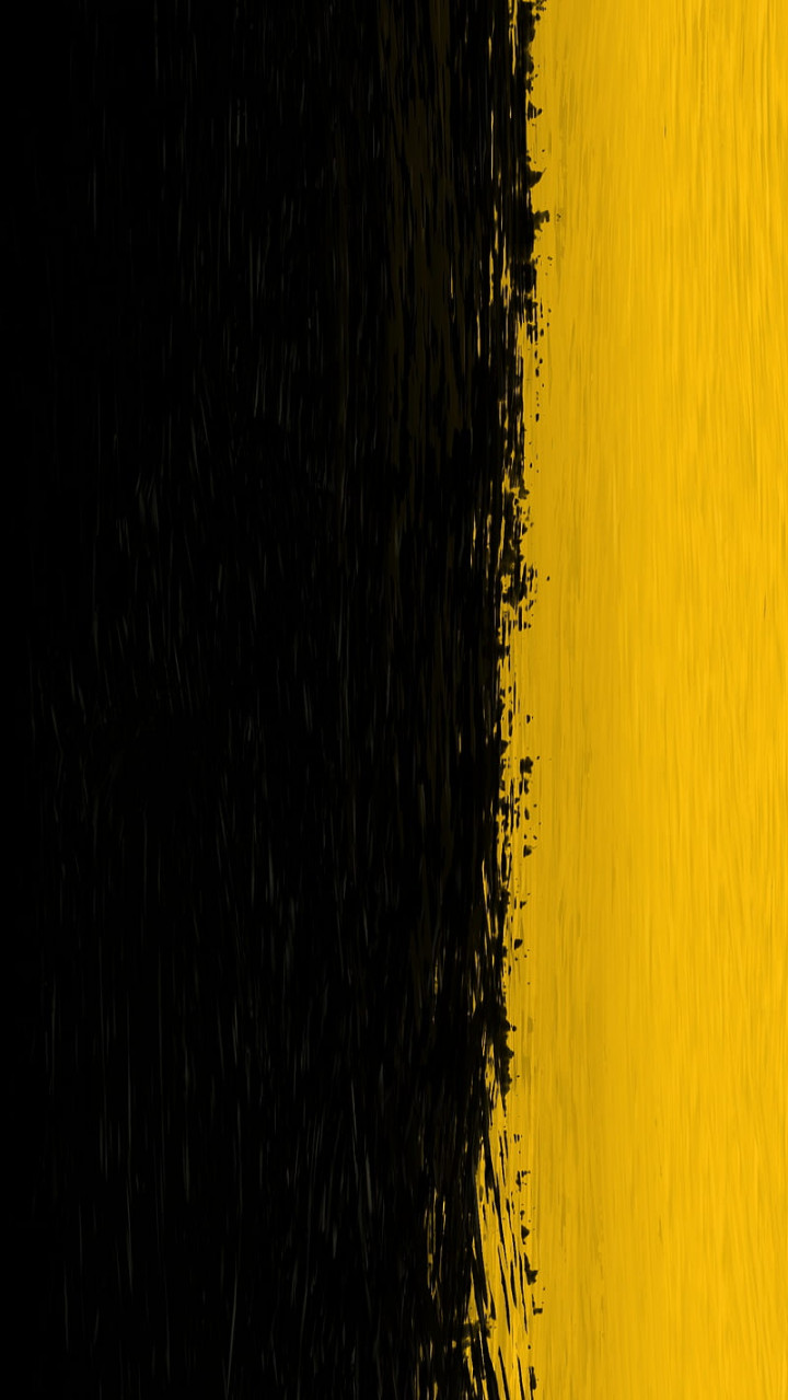 Yellow wall texture, abstract, black, brush line, lockscreen