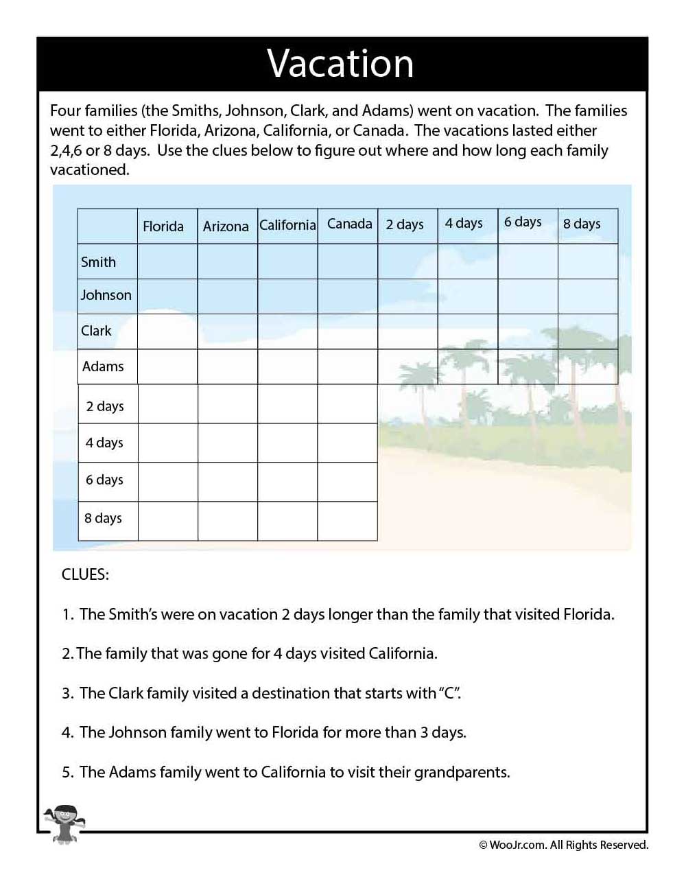 56 Worksheet Logic Puzzles Printable 22