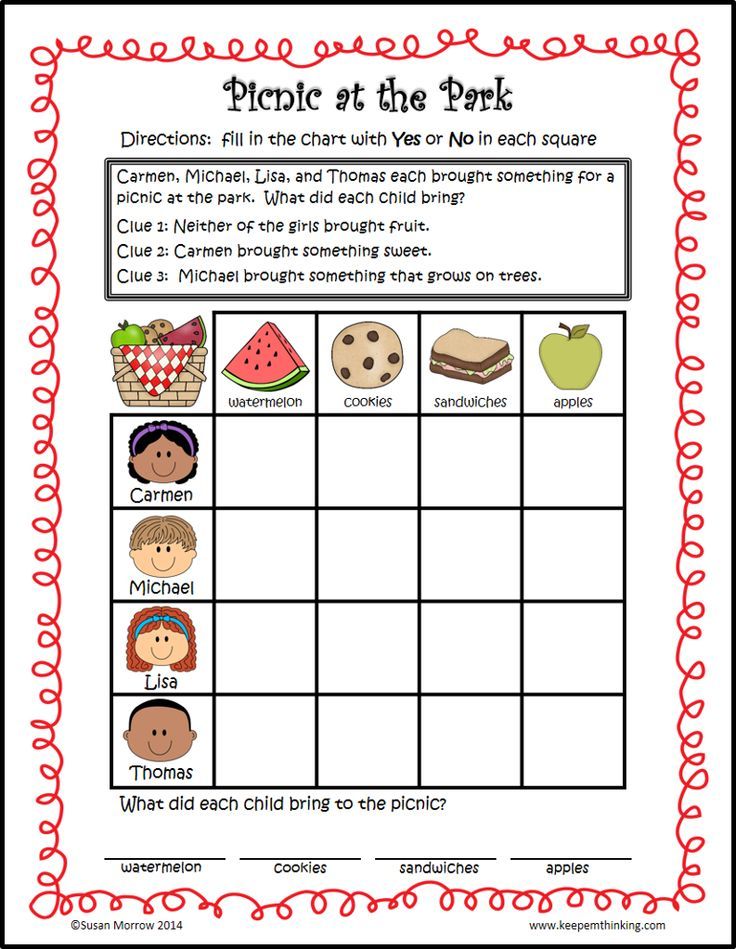 56 Worksheet Logic Puzzles Printable 29