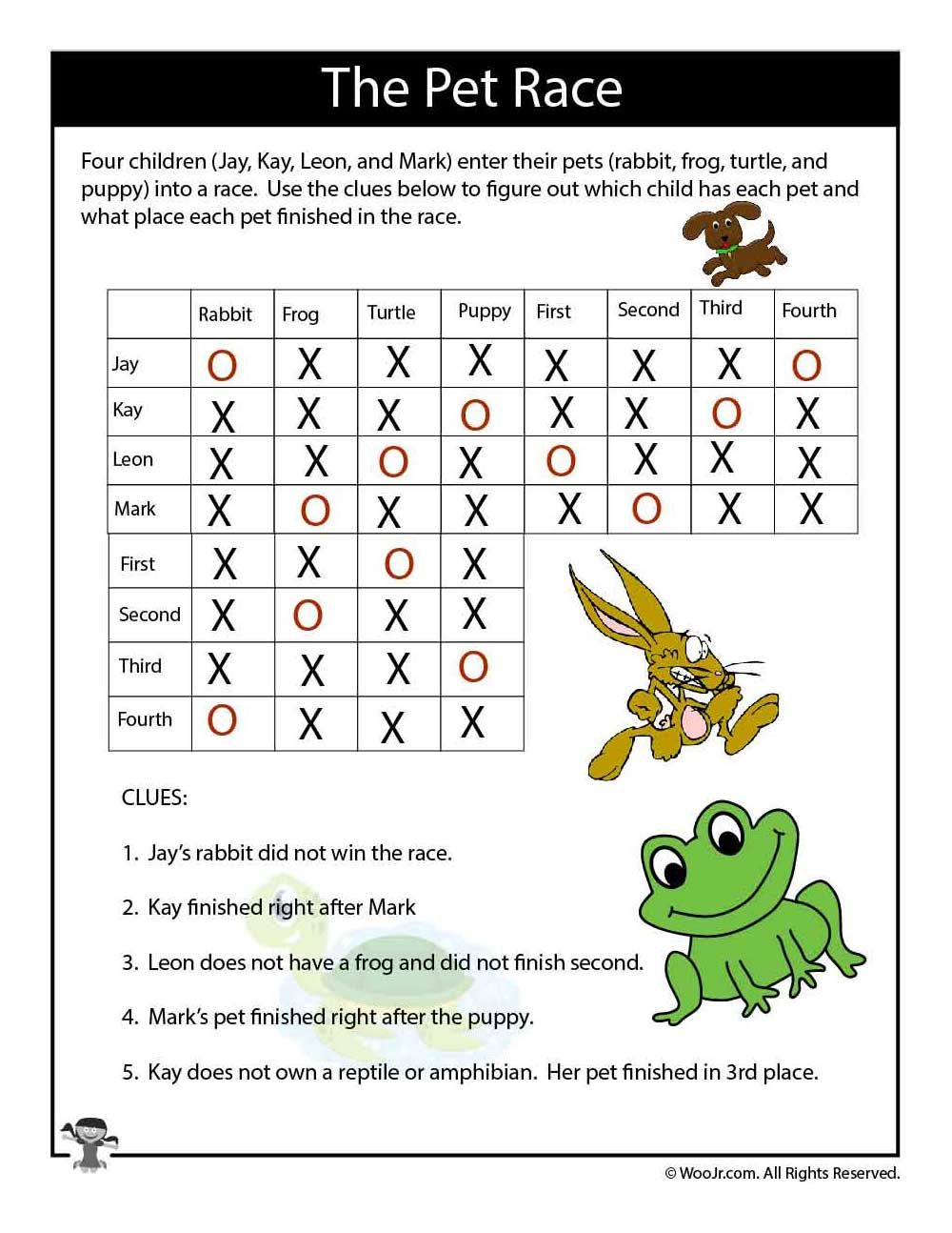 56 Worksheet Logic Puzzles Printable 60