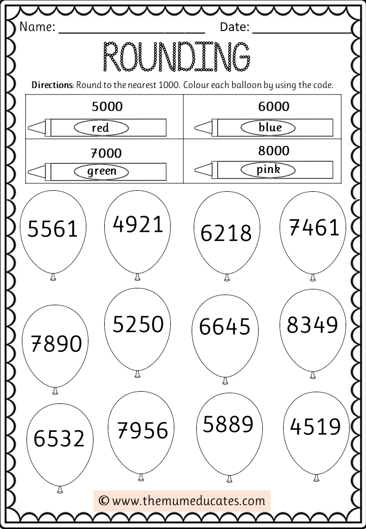 60+ Customizable Worksheets For Rounding Numbers 1