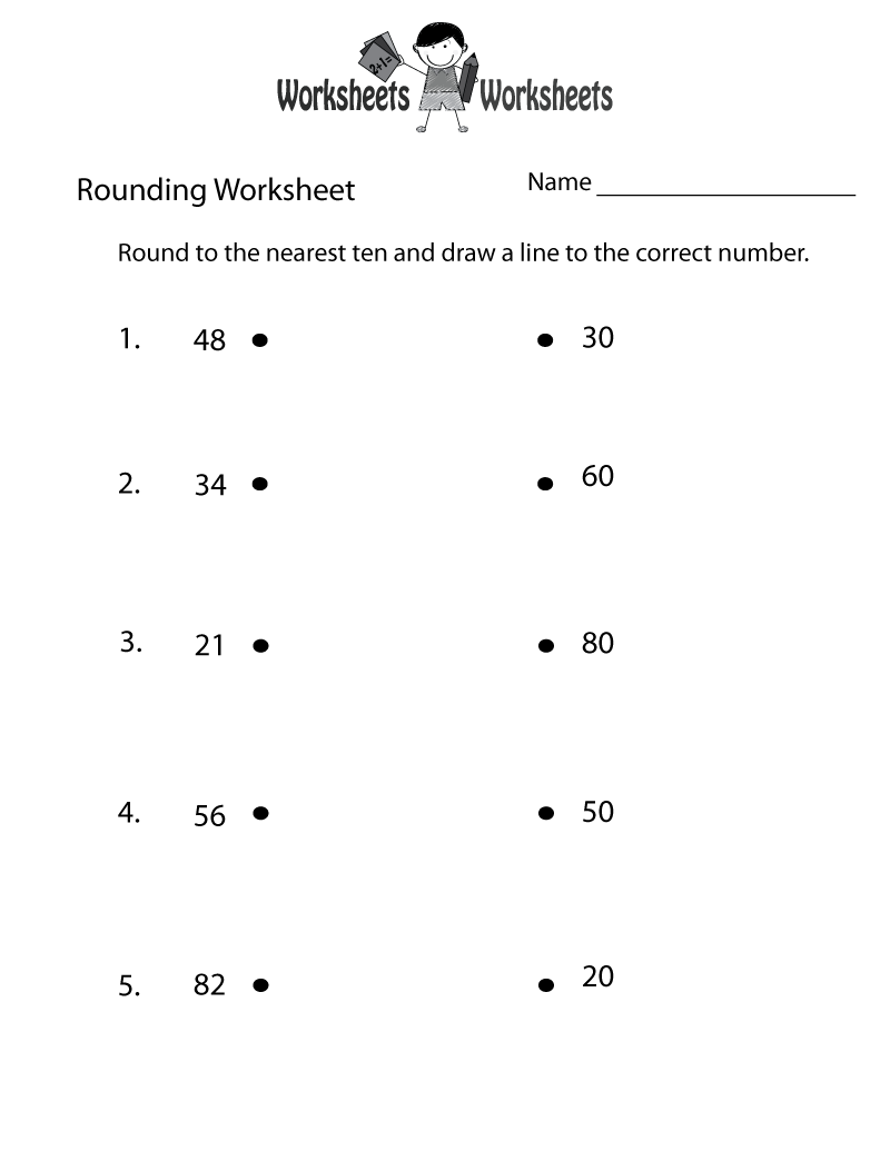 60+ Customizable Worksheets For Rounding Numbers 25