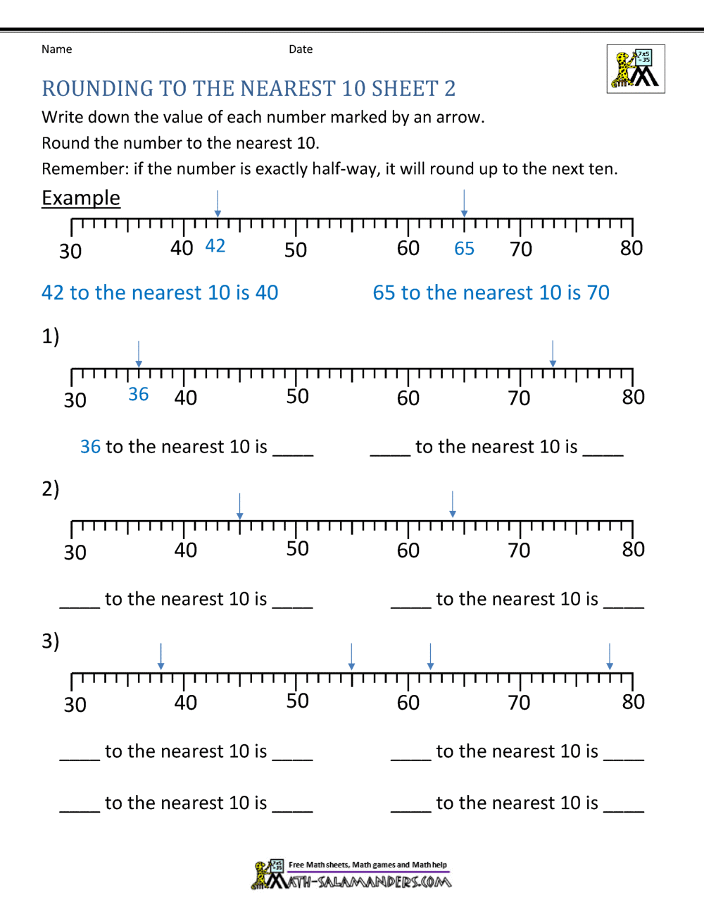 60+ Customizable Worksheets For Rounding Numbers 28