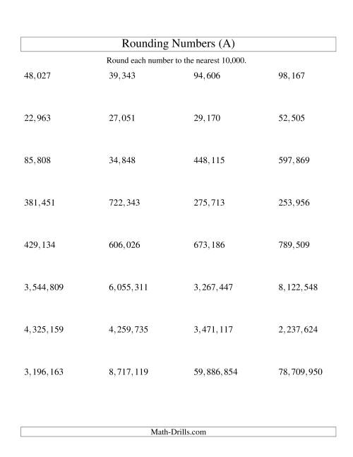 60+ Customizable Worksheets For Rounding Numbers 56